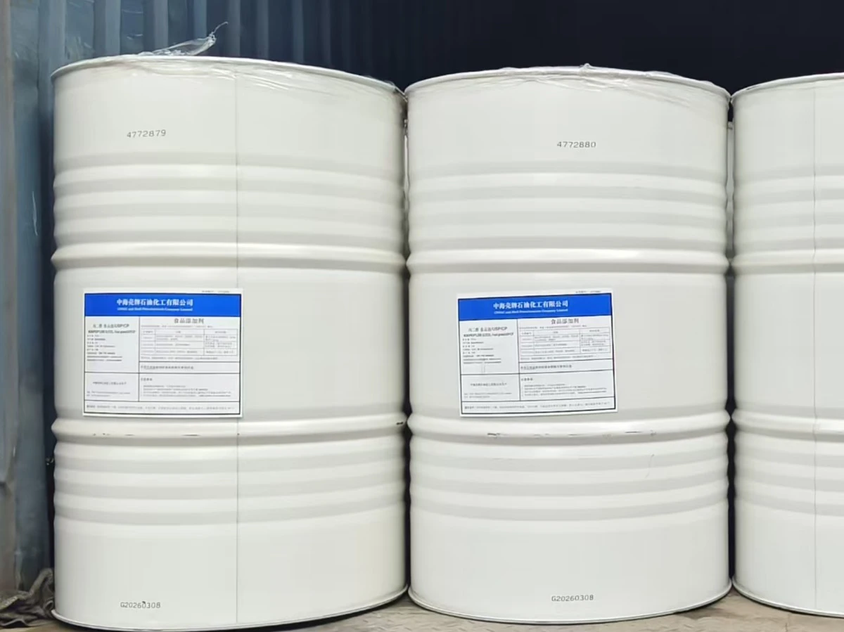 SHELL propylene glycol drums